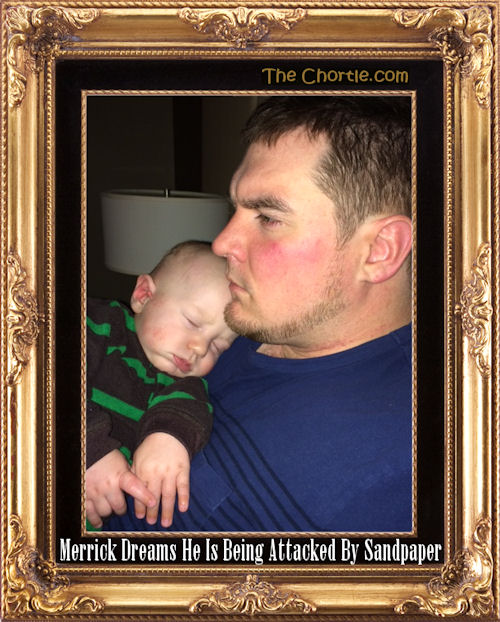 Merrick dreams he is being attacked by sandpaper