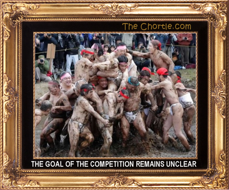 The goal of the competition remains unclear.