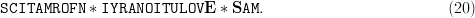Formula